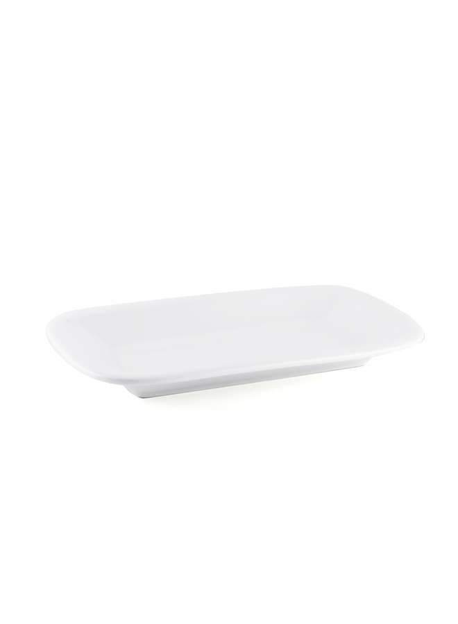 Ivory Porcelain Rectangular Plate 25 cm