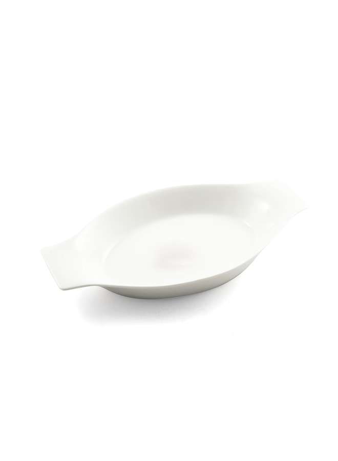 Ivory Porcelain Banana Plate 31 cm