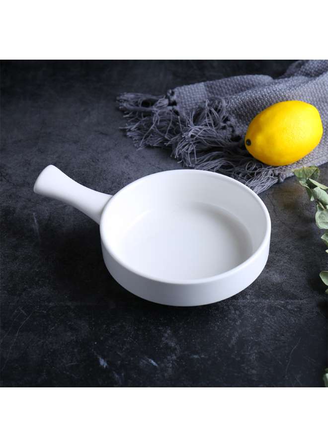 Ivory Porcelain Pan 8.5 Inch