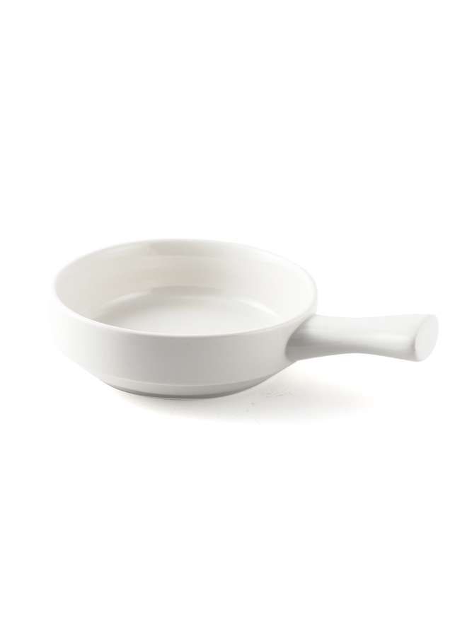 Ivory Porcelain Pan 8.5 Inch