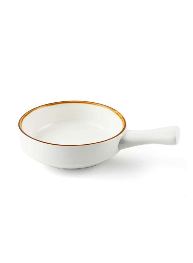 Mocha Porcelain Serving Pan