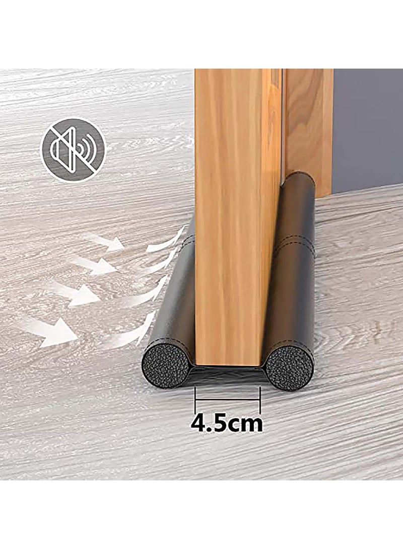 2Pcs Under Door Draught Excluder Self Adhesive Draft Excluder Tape for Noise Proof and Energy Saving Door Bottom Seal Strip to Prevent Bugs Coming Draught Excluder for Doors Windows