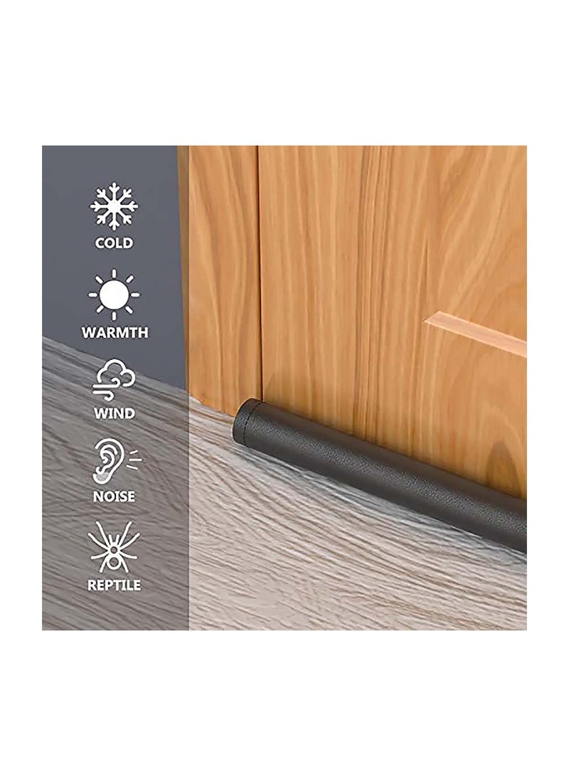 2Pcs Under Door Draught Excluder Self Adhesive Draft Excluder Tape for Noise Proof and Energy Saving Door Bottom Seal Strip to Prevent Bugs Coming Draught Excluder for Doors Windows