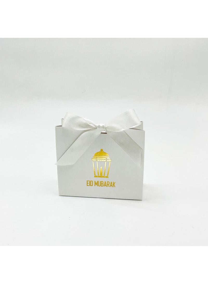 50 Pieces Candy Packaging Cardboard Box For Eid Mubark Ramadan Kareem Party Souvenir Gift Boxes Oil Lamp Pattern