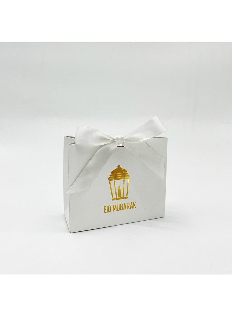 50 Pieces Candy Packaging Cardboard Box For Eid Mubark Ramadan Kareem Party Souvenir Gift Boxes Oil Lamp Pattern