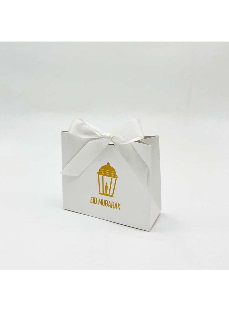 50 Pieces Candy Packaging Cardboard Box For Eid Mubark Ramadan Kareem Party Souvenir Gift Boxes Oil Lamp Pattern