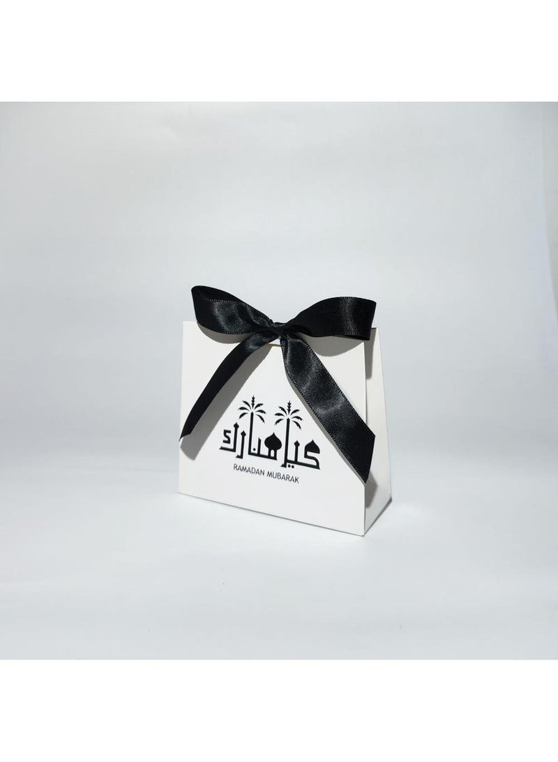 50 Pieces Candy Packaging Cardboard Box For Eid Mubark Ramadan Mubarak Party Souvenir Gift Boxes Coconut Tree Pattern