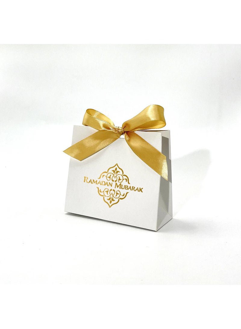 50 Pieces Candy Packaging Cardboard Box For Eid Mubark Ramadan Mubarak Party Souvenir Gift Boxes