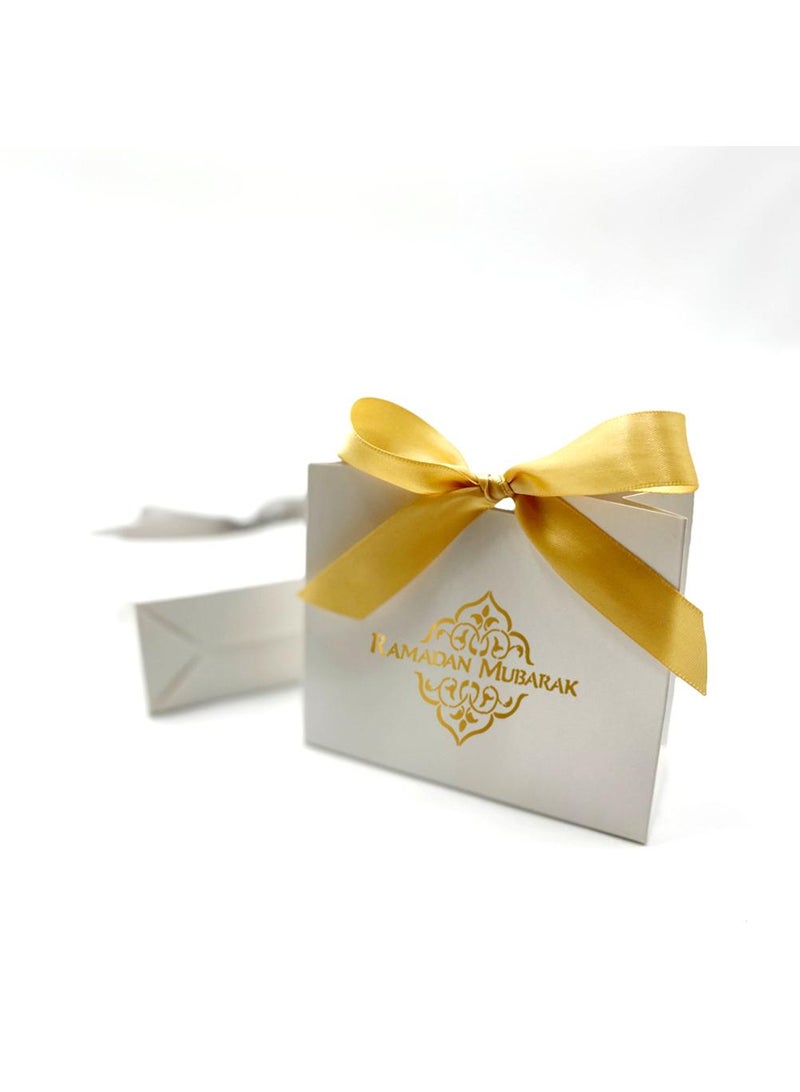 50 Pieces Candy Packaging Cardboard Box For Eid Mubark Ramadan Mubarak Party Souvenir Gift Boxes