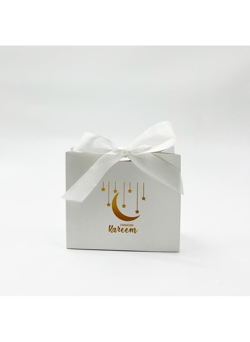 50 Pieces Candy Packaging Cardboard Box For Eid Mubark Ramadan Kareem Party Souvenir Gift Boxes