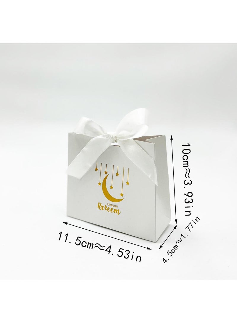 50 Pieces Candy Packaging Cardboard Box For Eid Mubark Ramadan Kareem Party Souvenir Gift Boxes