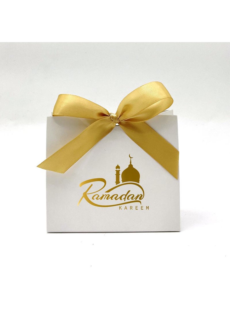 50 Pieces Candy Packaging Cardboard Box For Ramadan Kareem Party Souvenir Gift Boxes
