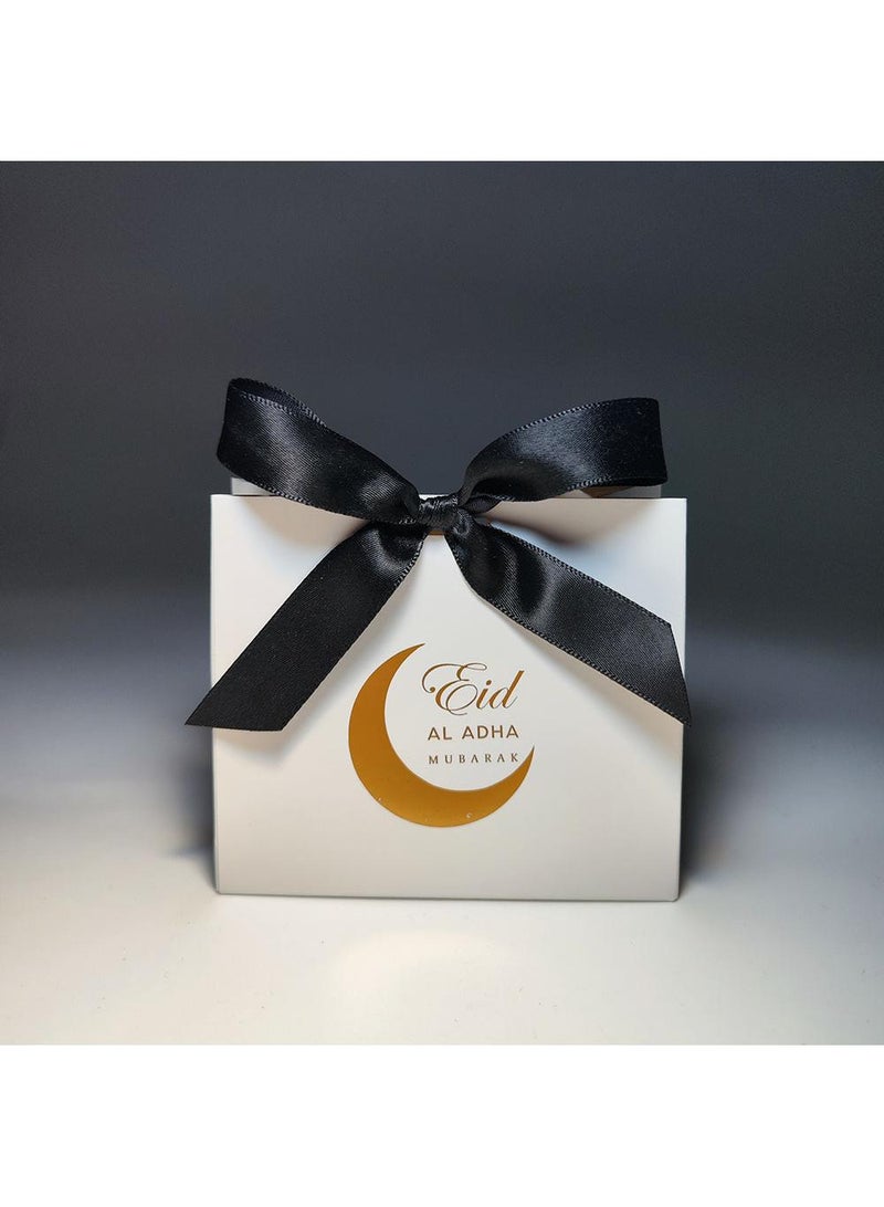 50 Pieces Candy Packaging Cardboard Box For Eid AL ADHA Mubark Party Souvenir Gift Boxes