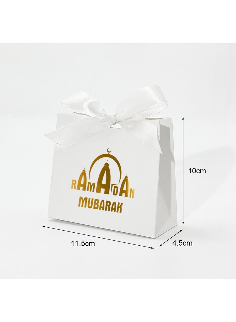 50 Pieces Candy Packaging Cardboard Box For Ramadan Kareem Party Souvenir Gift Boxes