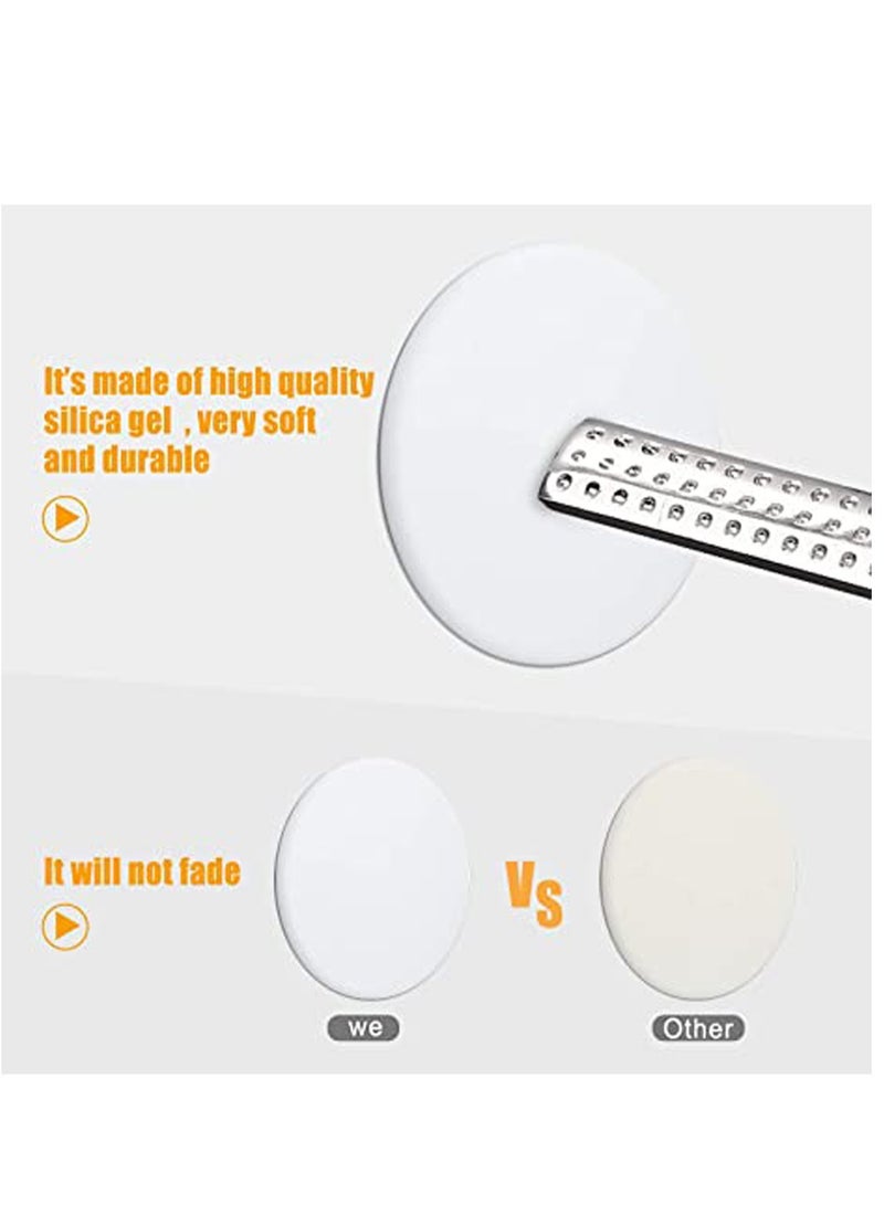 Door Stopper Wall Protector 8 Pcs Silicone Door Knob Wall Bumper Guard with Self Adhesive for Protecting Wall Door Handle Refrigerator Door