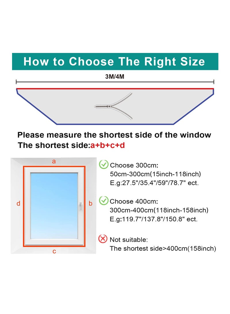 Portable AC Window Seal,  300CM(118