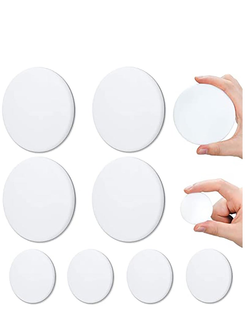 Door Stopper Wall Protector, 8 Pcs Silicone Door Knob Wall Bumper Guard with Self Adhesive for Protecting Wall, Door Handle, Refrigerator Door