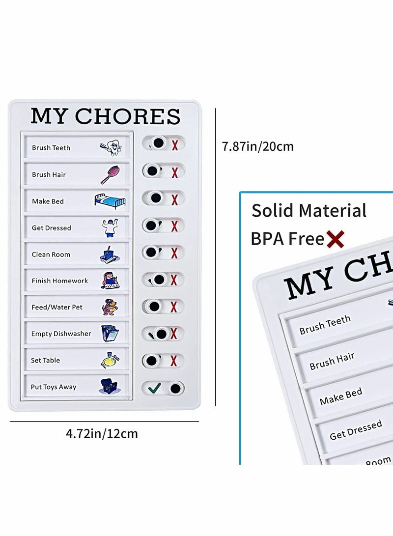 Chore Chart, Daily to Do List, Memo Checklist Board