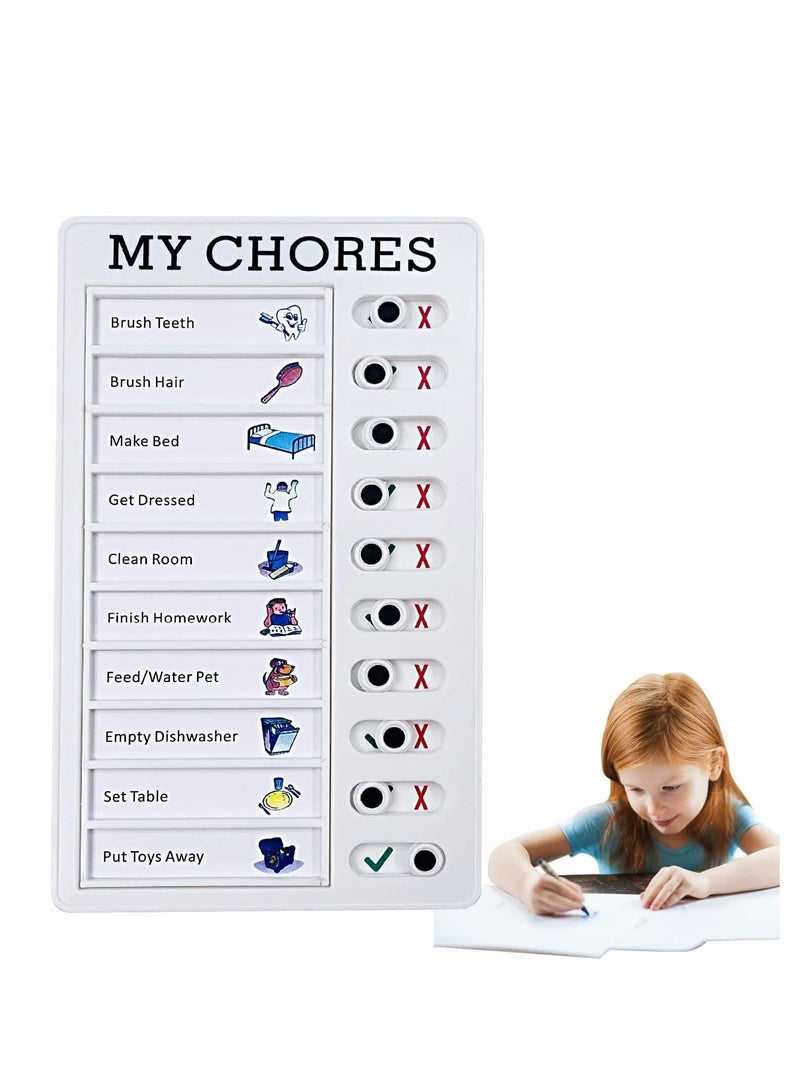 Chore Chart, Daily to Do List, Memo Checklist Board