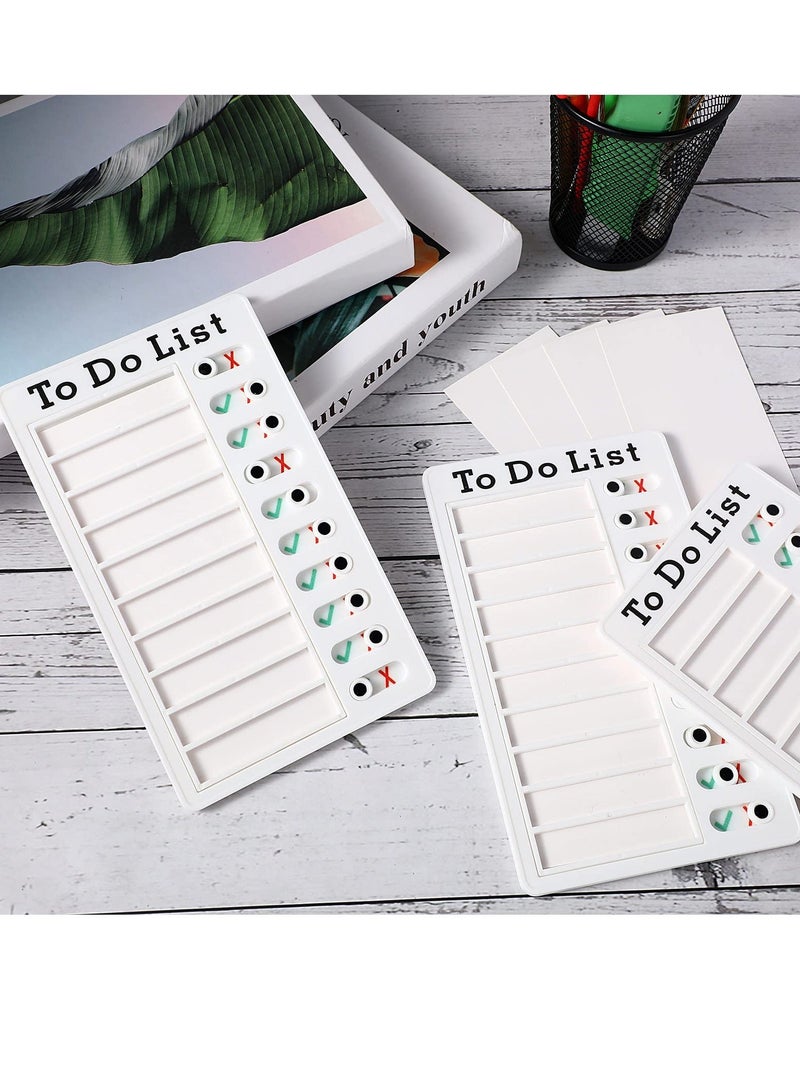 Chore Chart, Daily to Do List, Memo Checklist Board, Portable Detachable Planning Reminder DIY Home Check Items and Form Good Habit (4 Pcs)