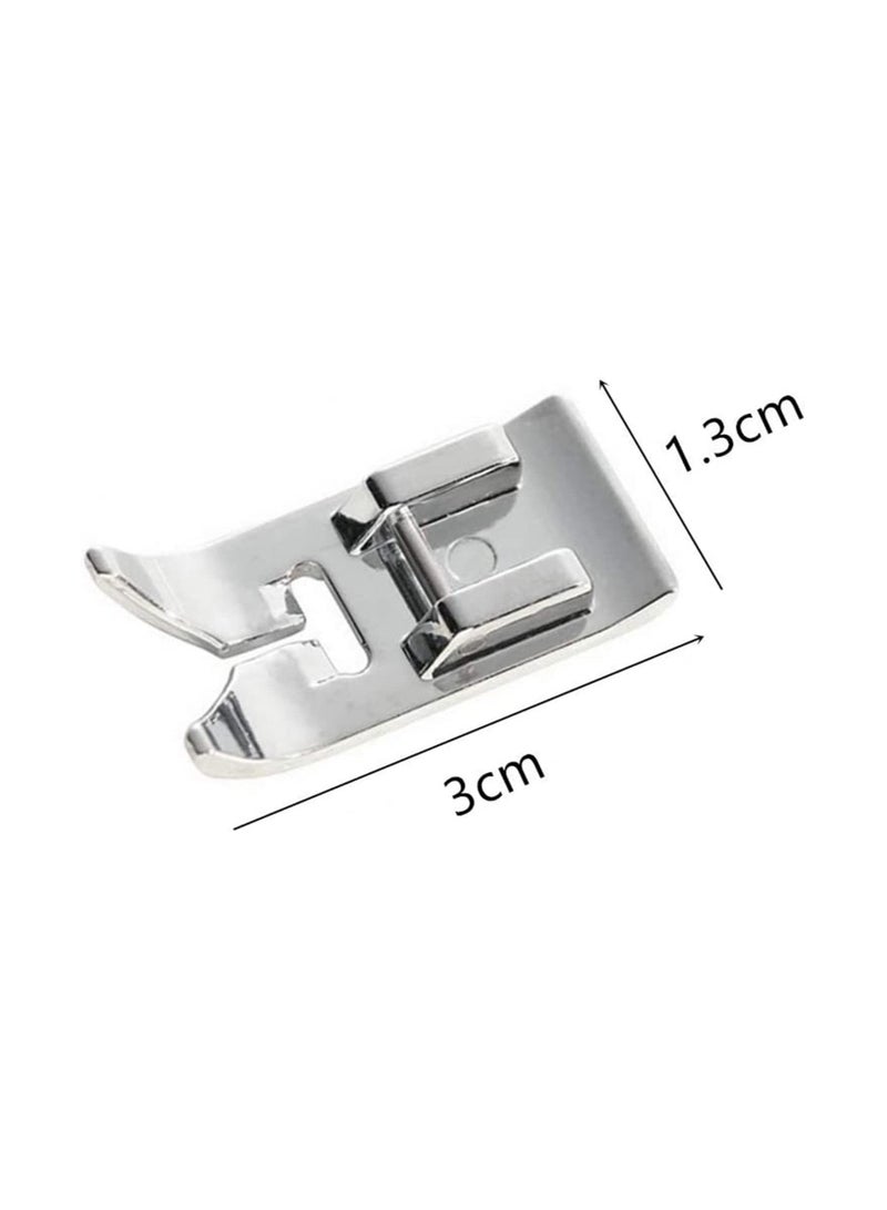 6pcs Straight Stitch Foot Snap On Sewing Machine Presser Will Fit for Singer, Brother, Janome, Toyota, Etc Domestic Machines, Zig Zag Most Machines