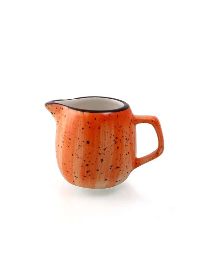 Decorative Porcelain Orange Creamer 120 ml