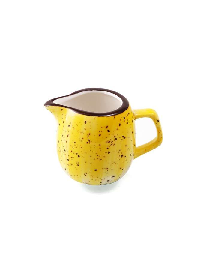 Decorative Porcelain Yellow Creamer 120 ml