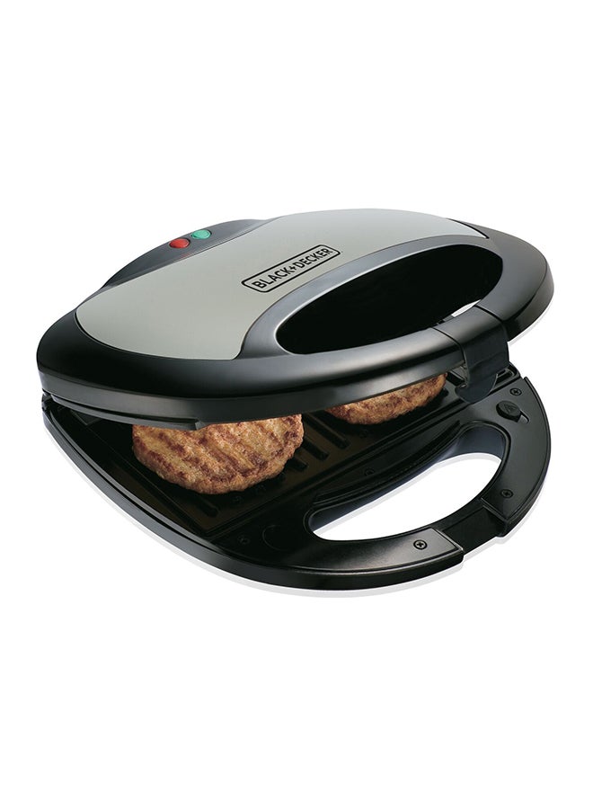 Sandwich Maker with Removable Grill Plate 2 Slot 750.0 W TS2080-B5 Black