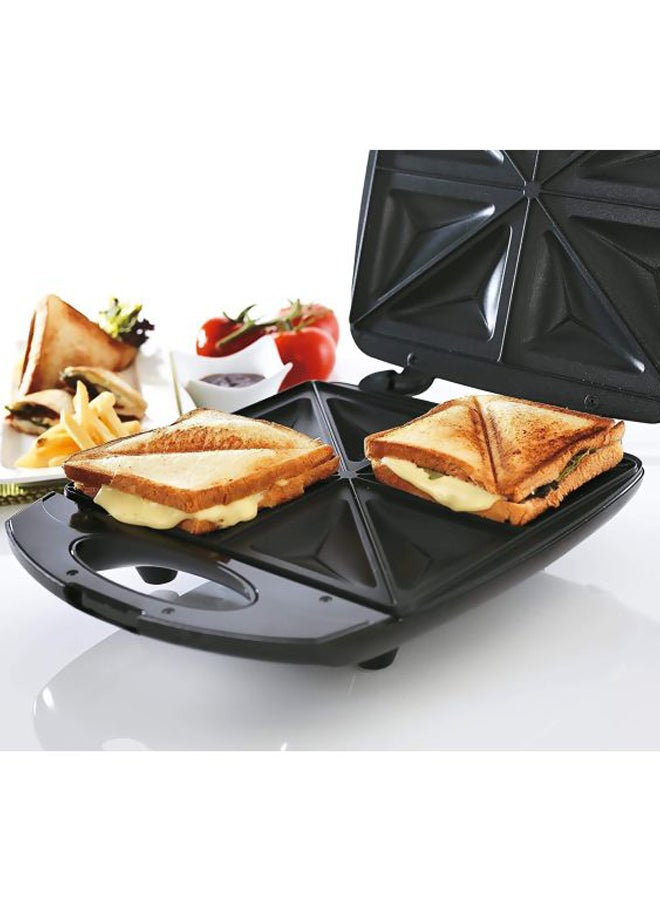 4-Slot Sandwich And Grill Maker 1400W 1400.0 W TS4080 Black/Silver