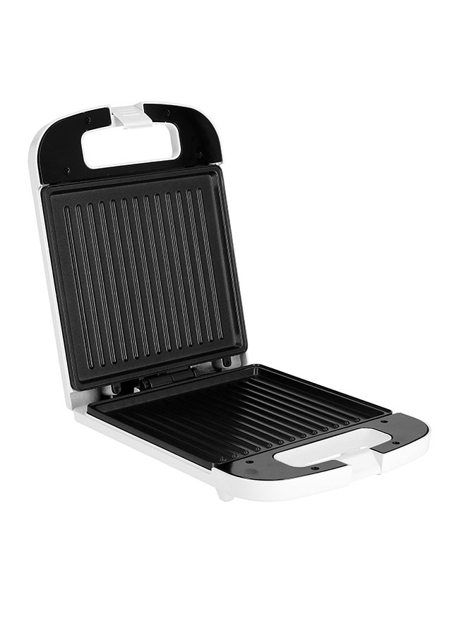 Grill Maker With 4 Slice Capacity, Plates with Non Stick Coating, Power & Ready Indication Light, Cool Touch Handle, Skid-resistant Feet and Overheat Protection 1400 W KNGM6158N White