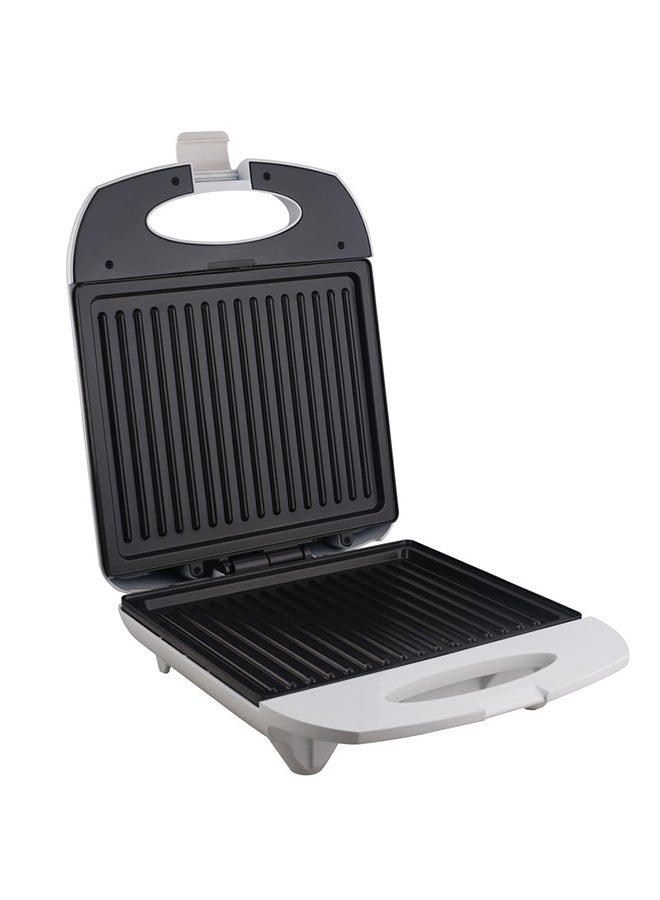 4 Slice Grill Maker – Non-Stick Grill Plate with Cool Touch Body | Power On & Ready Indicator with Overheat Protection - Convenient Handle Locking System | Easy Grill Maker 1400 W SGT-842N1 White