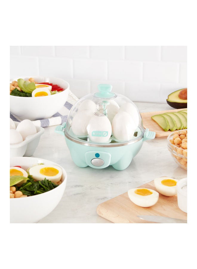 Rapid Egg Cooker: 6 Egg Capacity Electric Egg Cooker For Hard Boiled Eggs, Poached Eggs, Scrambled Eggs, Or Omelets With Auto Shut Off Feature 360 W DEC005AQ Green/Clear