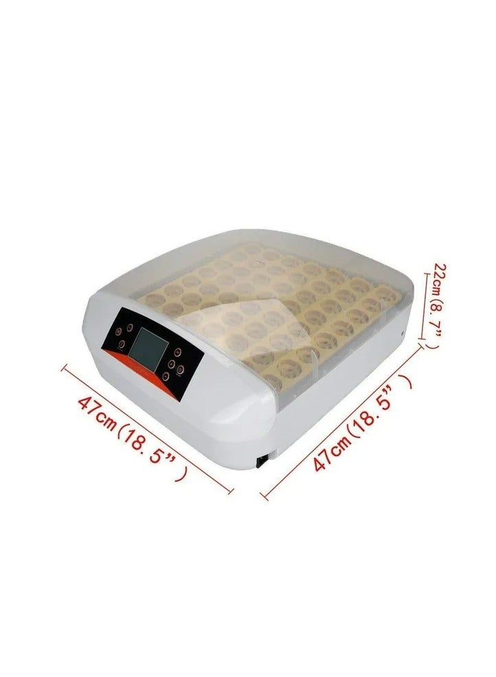 56 Egg Automatic Egg Incubator with Automatic egg turning and temperature control function E004