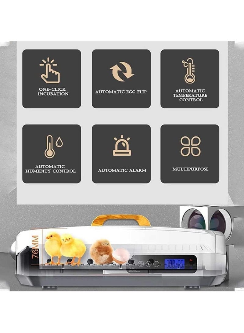 35 Egg Automatic Egg Incubator with Automatic egg turning, HUMIDITY and temperature control function-E003Z