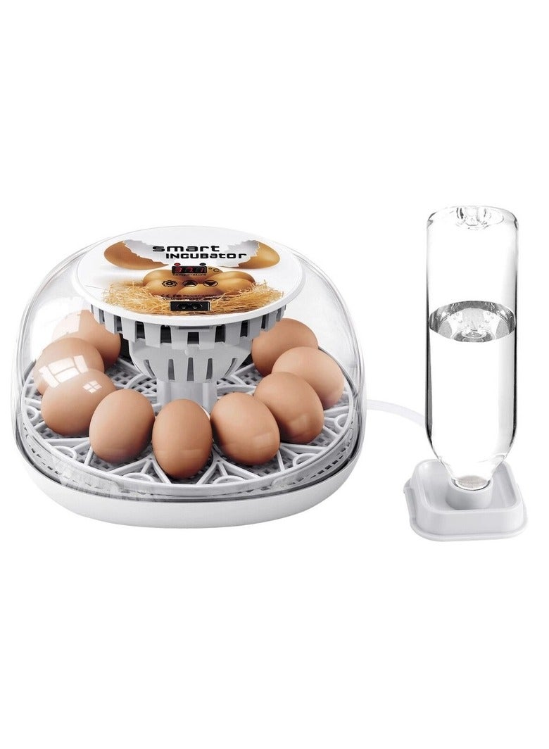 12 Egg Automatic Mini Digital Egg Incubator with Automatic Egg Turning function and Temperature Control for Chicken Duck Bird Eggs