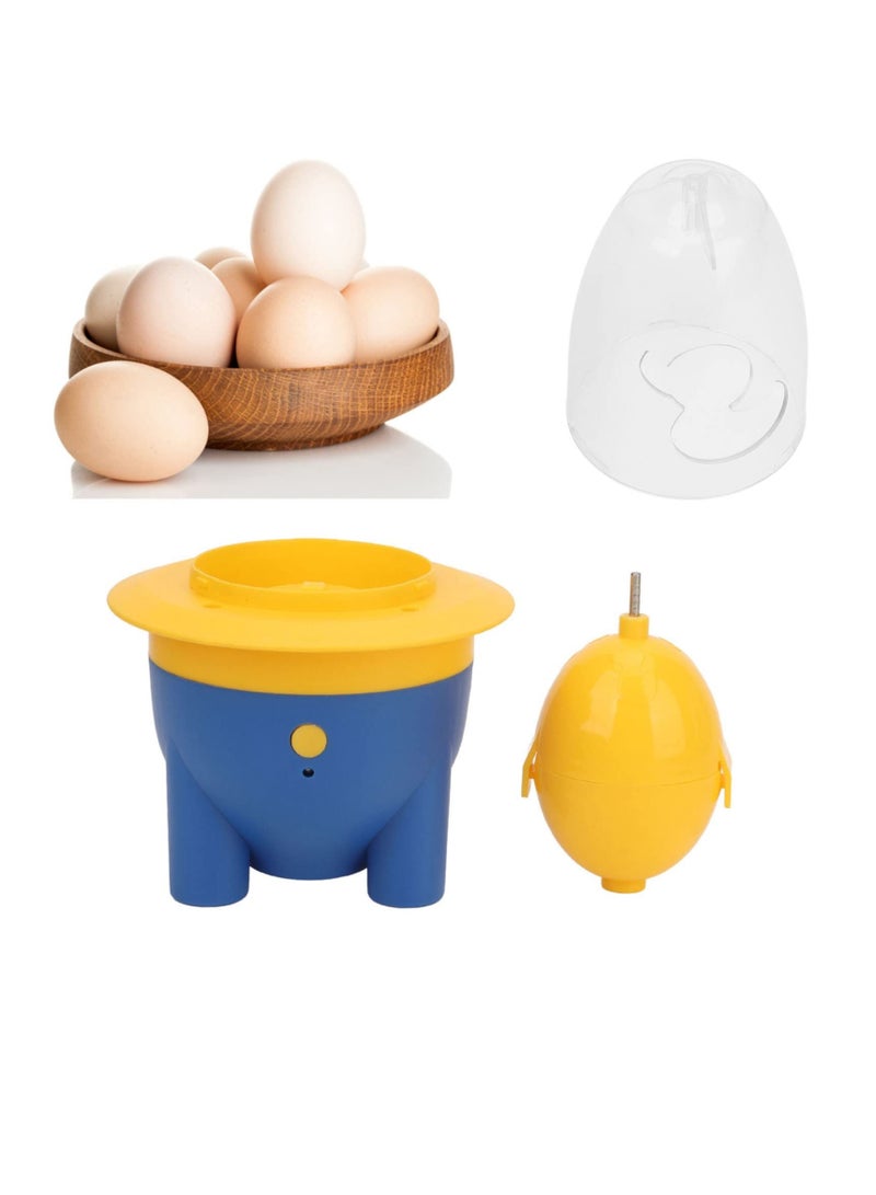 Electric Egg Spinner, Portable Egg Spinner Scrambler in Shell, Egg White and Yolk Spin Mixer Egg Scrambler for Making Hard Boiled Golden Eggs, With USB Charging, for Kitchen Cooking