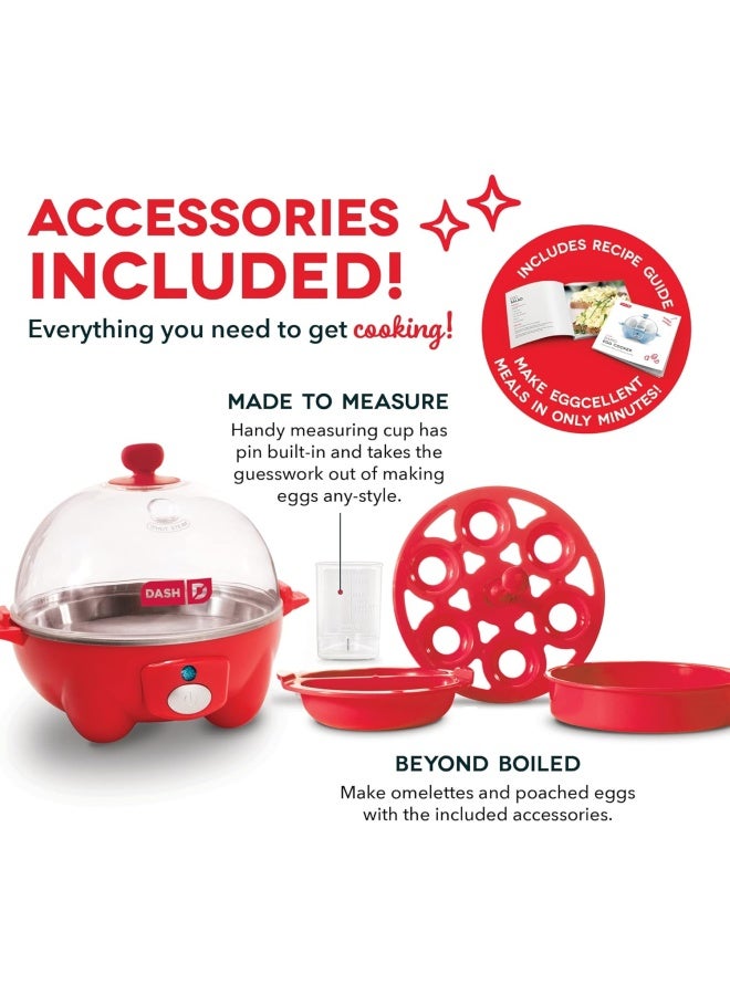 Dash Rapid Egg Cooker Red