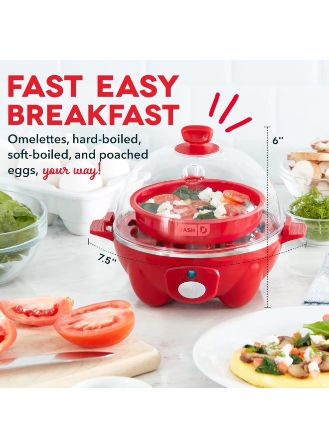Dash Rapid Egg Cooker Red