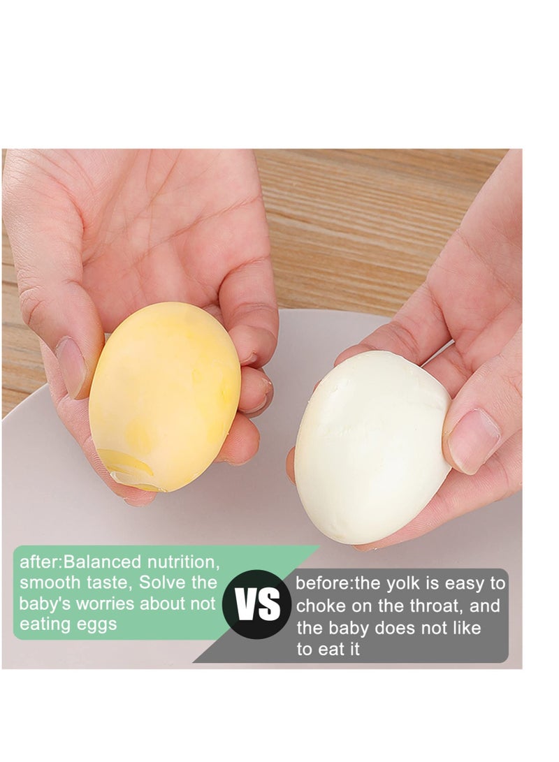 Electric Egg Yolk Mixer, Boiled Golden Egg Separator, Wireless Egg Spinning Maker, Egg Scrambler in Shell Shaker with USB Charger, for Home Kitchen Cooking Baking Mixing Egg (Green)