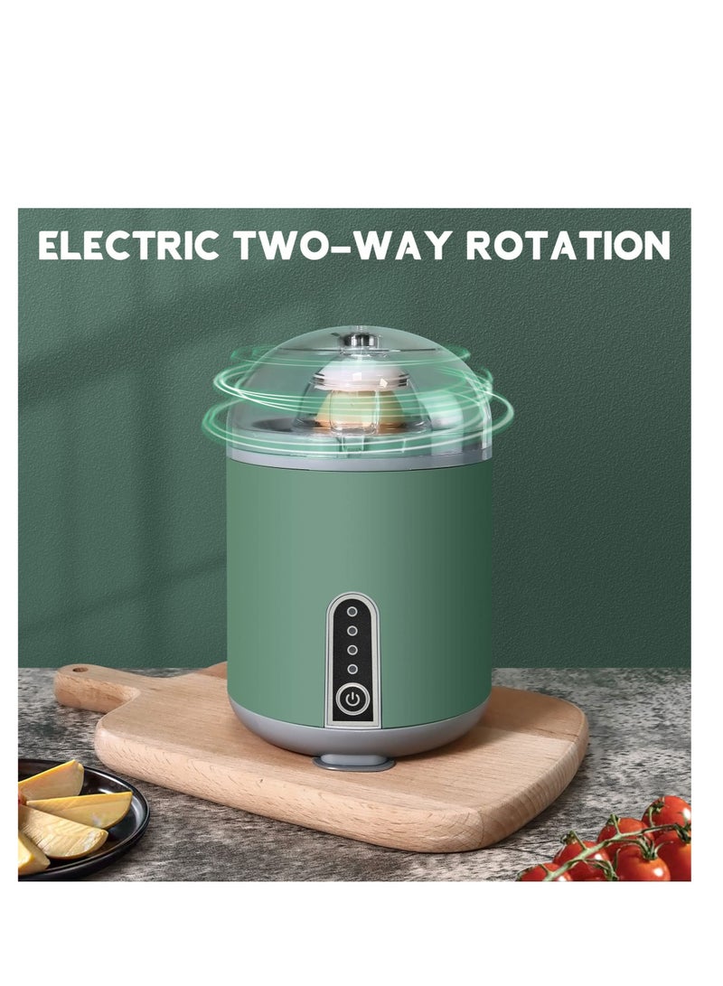 Electric Egg Yolk Mixer, Boiled Golden Egg Separator, Wireless Egg Spinning Maker, Egg Scrambler in Shell Shaker with USB Charger, for Home Kitchen Cooking Baking Mixing Egg (Green)