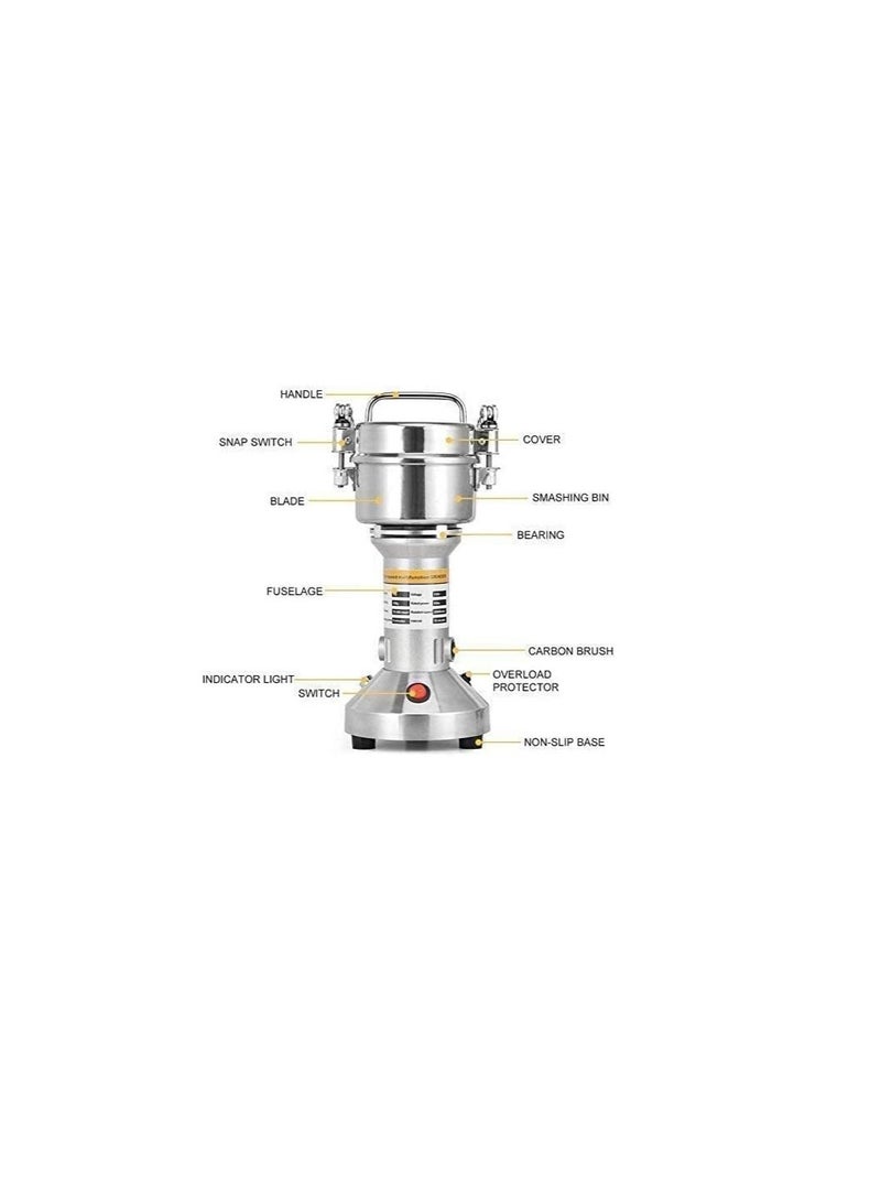 LETWOO 150g Portable Grain Grinder Herb Grain Spice Cereal Mill Grinder Flour Powder Machine Grinding Machine High Speed Food Processor