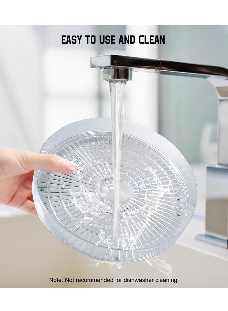 Fruit and Vegetable Dryer 5 Layers White Food Dehydrator Machine Freeze Dryer 70℃ Temperature Control 5 Bpa-Free Stackable Tray with Powerful Drying Capacity for Jerky Fruit