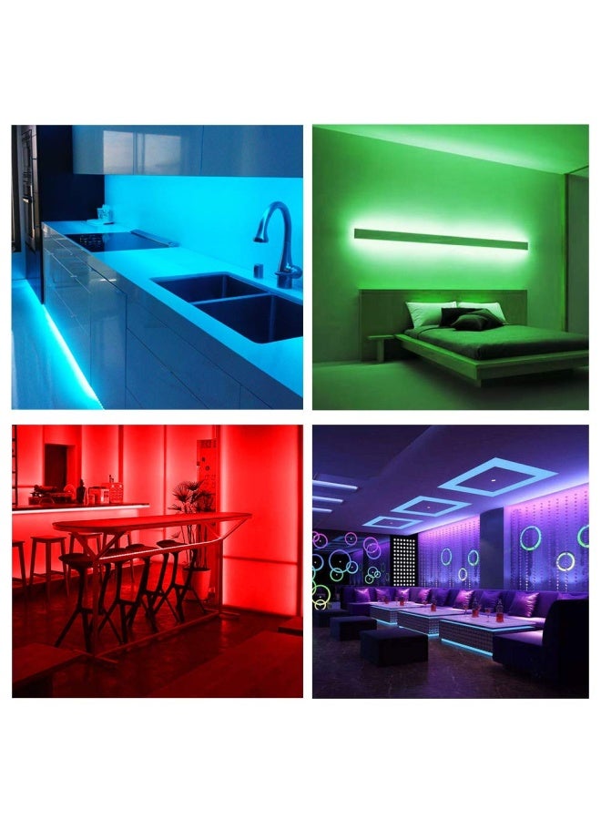 Daybetter Led Strip Lights 32.8Ft Kit With Remote And Power Supply Color Changing