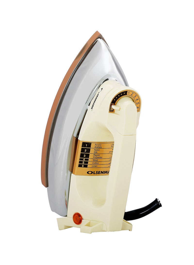 Dry Iron 1200 W OMDI1503 Beige/Silver