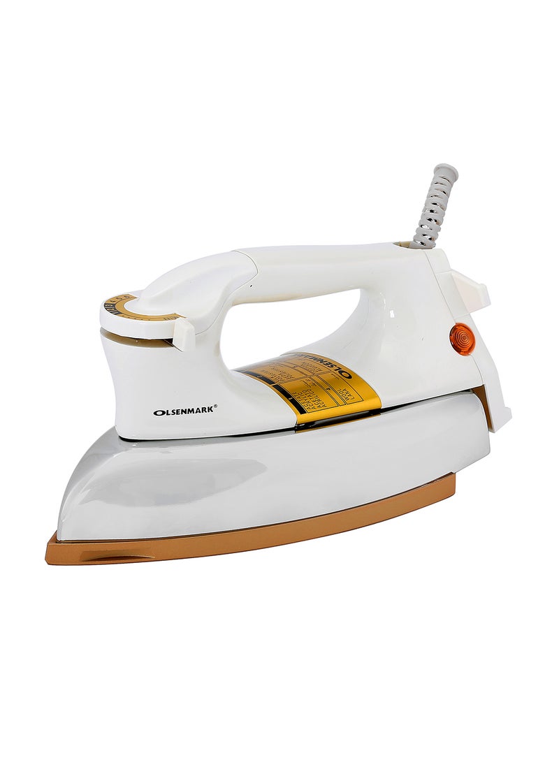 Cloth Iron 1200 W OMDI1590 White/Silver/Gold