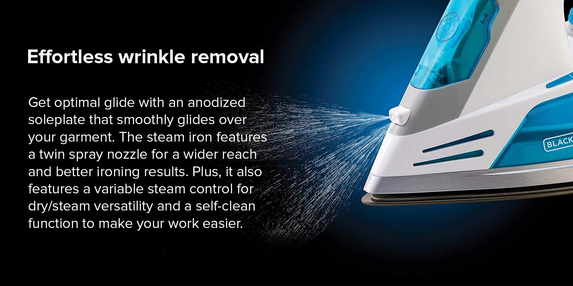 Steam Iron 2800 Watt 2800.0 W X2800-B5 White/Blue