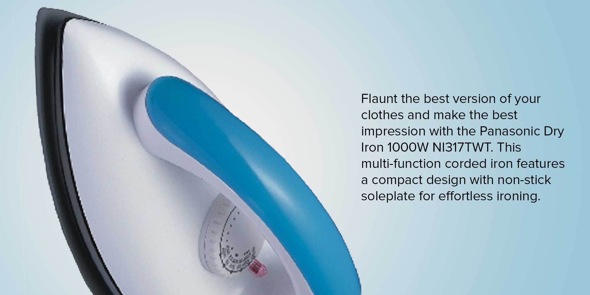 Dry Iron 1000 W NI317TWT Blue/White