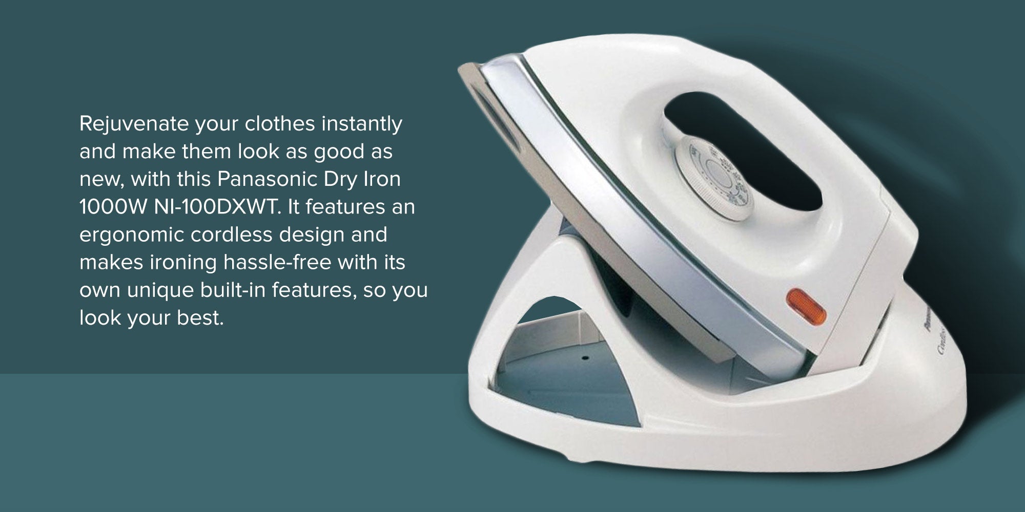 Dry Iron 1000 W NI-100DXWT White/Silver