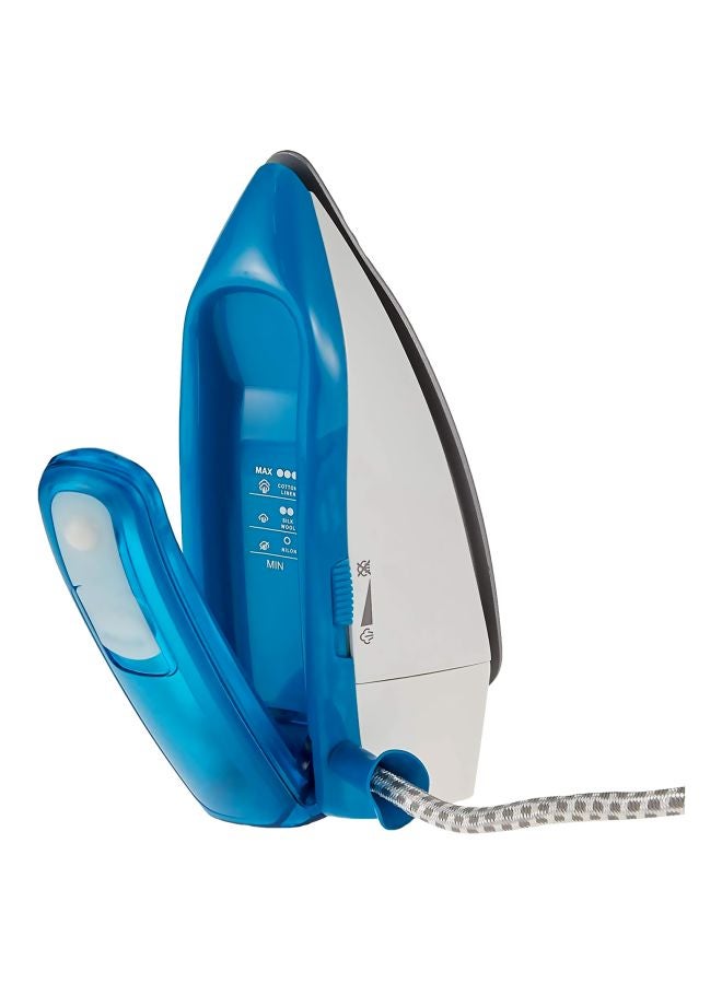 Retractable Handle Steam Iron 40.0 ml 1085.0 W TI250 Blue/White