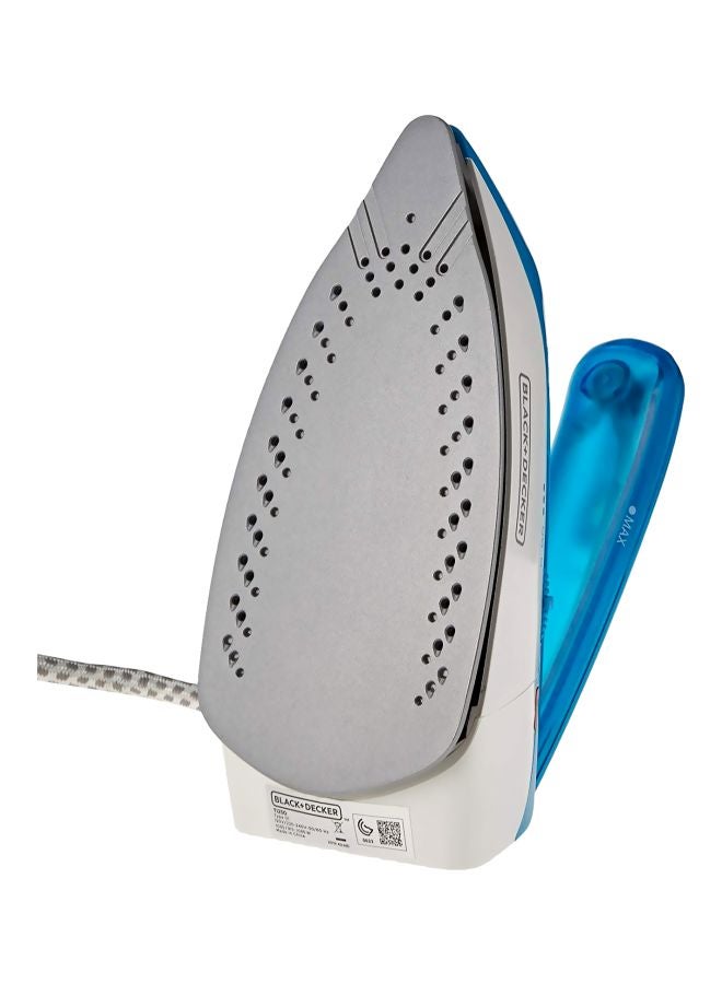 Retractable Handle Steam Iron 40.0 ml 1085.0 W TI250 Blue/White